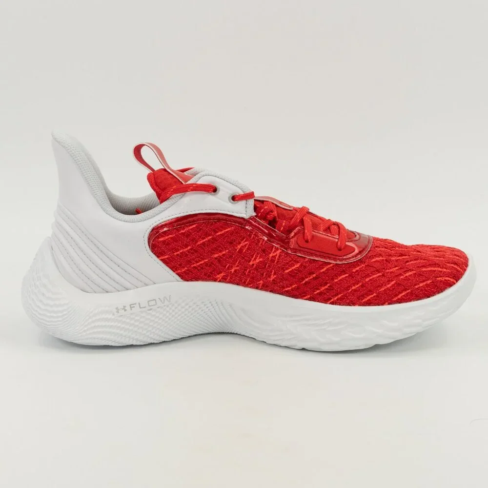 Under Armour Team Curry 9 Flow White Team Red 3025631-100 Basketball Multi Size